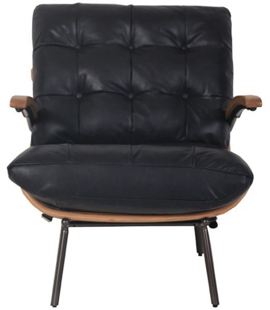 Кресло C0340D-1D/B76#, Кожа, Belon black, ROOMERS FURNITURE