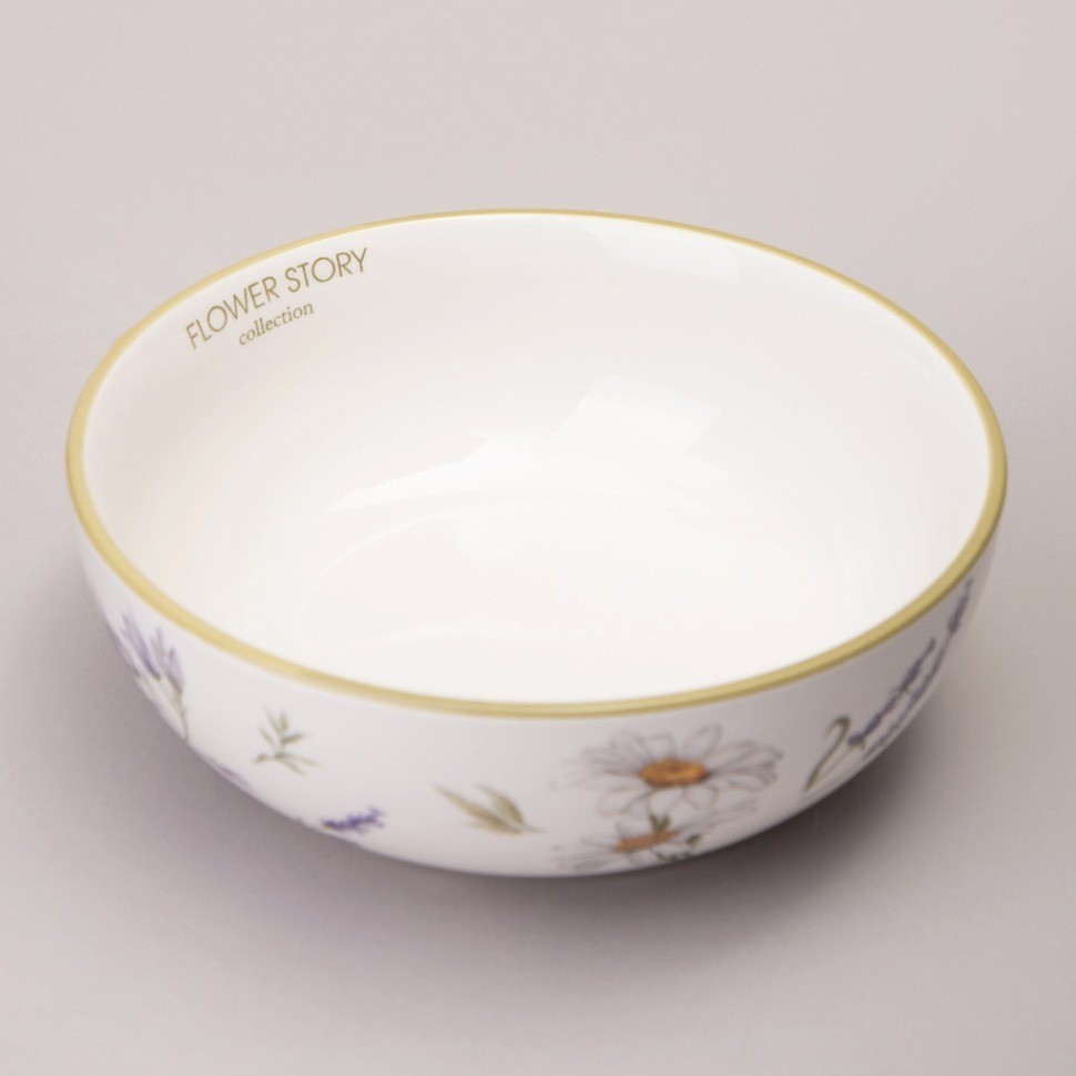 Салатник agness "flower story" 16,5*6 см 800 мл (358-2173)