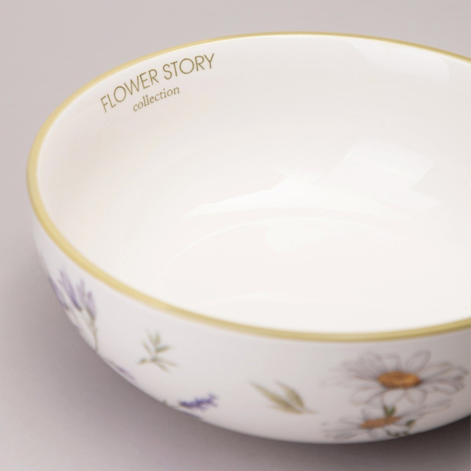 Салатник agness "flower story" 16,5*6 см 800 мл (358-2173)