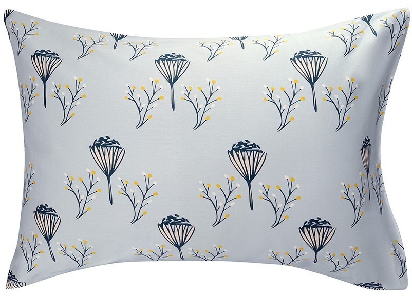 Комплект постельного белья "Полевые цветы" из премиального сатина из коллекции russian north, 150х200 см (78450)