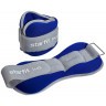 Утяжелители универсальные Starfit WT-502, 1 кг, синий/серый (2107893)
