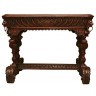 Стол Ренессанс XIX век DM-RenaissenceDesk, дуб, mahogany, ROOMERS ANTIQUE
