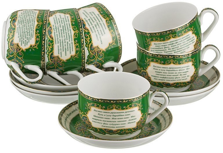 Чайный набор lefard "суры из корана" на 6 пер. 12 пр. 260 мл (86-1774)