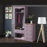 Шкаф-прихожая Leontina Lavanda с комодом арт ST9362L-ET