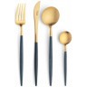 Ложка кофейная GO.12BLEGB, нержавеющая сталь 18/10, композитный материал, blue/gold, CUTIPOL