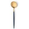 Ложка кофейная GO.12BLEGB, нержавеющая сталь 18/10, композитный материал, blue/gold, CUTIPOL