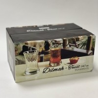 Набор стаканов для чая 6 шт DILMAH-TWIST 100 мл 01S91L21 (200-1)