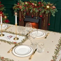 Скатерть &quot;щелкунчик&quot; 160х220см бежевый,100% хлопок,твил Lefard (850-757-21)