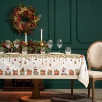 Скатерть &quot;щелкунчик&quot; 160х220см бежевый,100% хлопок,твил Lefard (850-757-21)