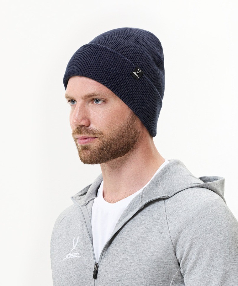 Шапка JOGEL ESSENTIAL High Beanie, темно-синий (2115817)