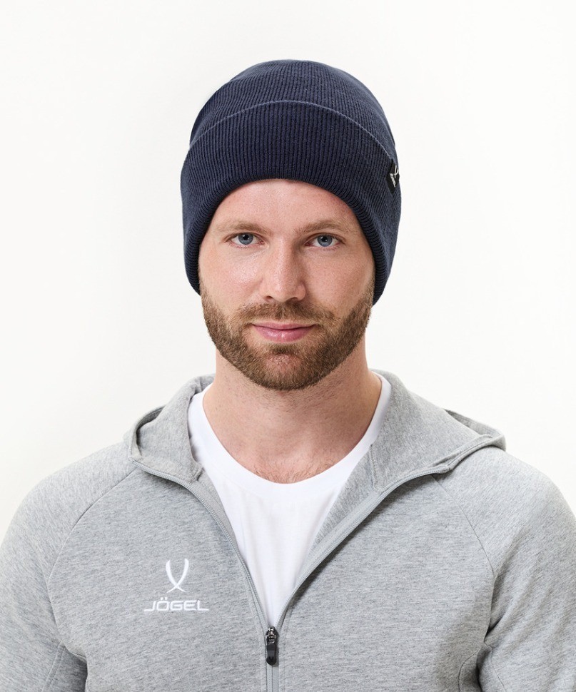 Шапка JOGEL ESSENTIAL High Beanie, темно-синий (2115817)