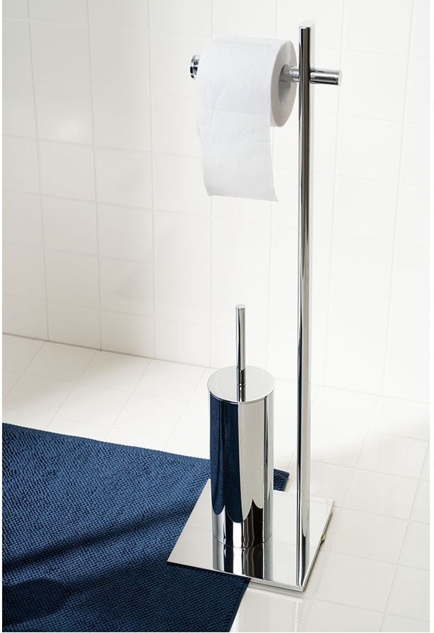 Держатель для туалетной бумаги с ершиком takitani, 76 см, хром (73275)