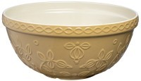 Миска бежевого цвета с рельефным узором Ягоды Тайги из коллекции russian north, 2,5 л (74997)