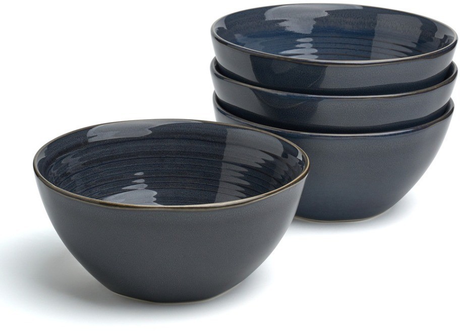 Набор салатников bronco "concept" диаметр= 15,5 см 4 шт. синий (576-1014)