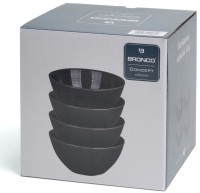 Набор салатников bronco &quot;concept&quot; диаметр= 15,5 см 4 шт. синий (576-1014)