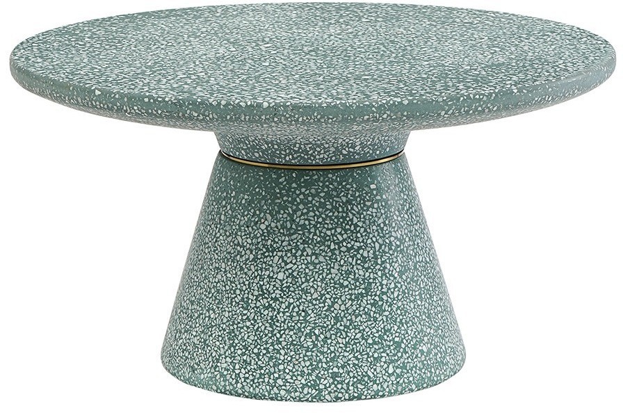 Столик журнальный bayn, D60 см, зеленый (75315)