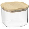 Банка для хранения квадратная glass bamboo,1 л (77504)