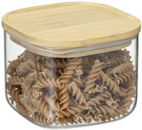Банка для хранения квадратная glass bamboo,1 л (77504)