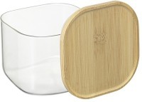 Банка для хранения квадратная glass bamboo,1 л (77504)