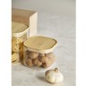 Банка для хранения квадратная glass bamboo,1 л (77504)