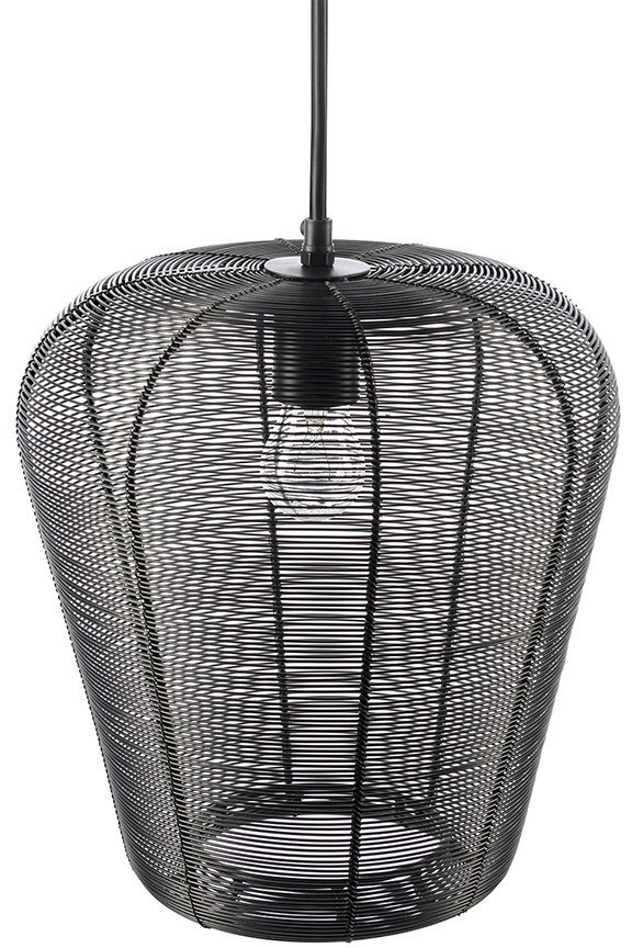 Светильник подвесной vinger, D23х25 см, черный (76202)