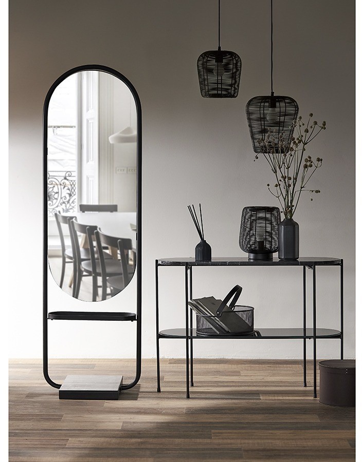 Светильник подвесной vinger, D23х25 см, черный (76202)