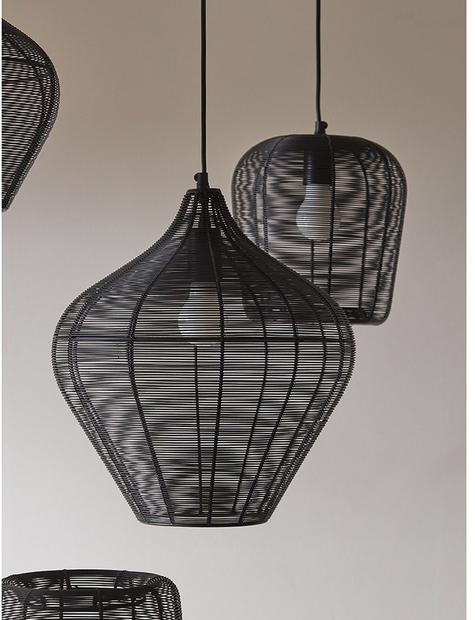 Светильник подвесной vinger, D23х25 см, черный (76202)