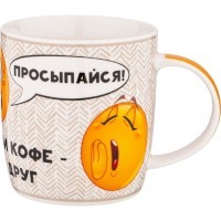 Кружка &quot;смайл&quot;, 350 мл. Lefard (260-560)