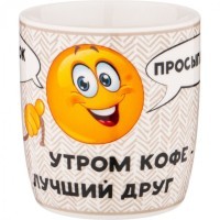 Кружка &quot;смайл&quot;, 350 мл. Lefard (260-560)