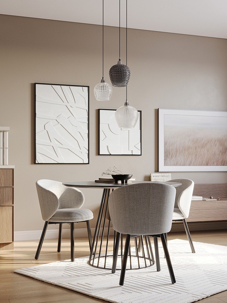 Стул comfy, рогожка, топленое молоко (77336)