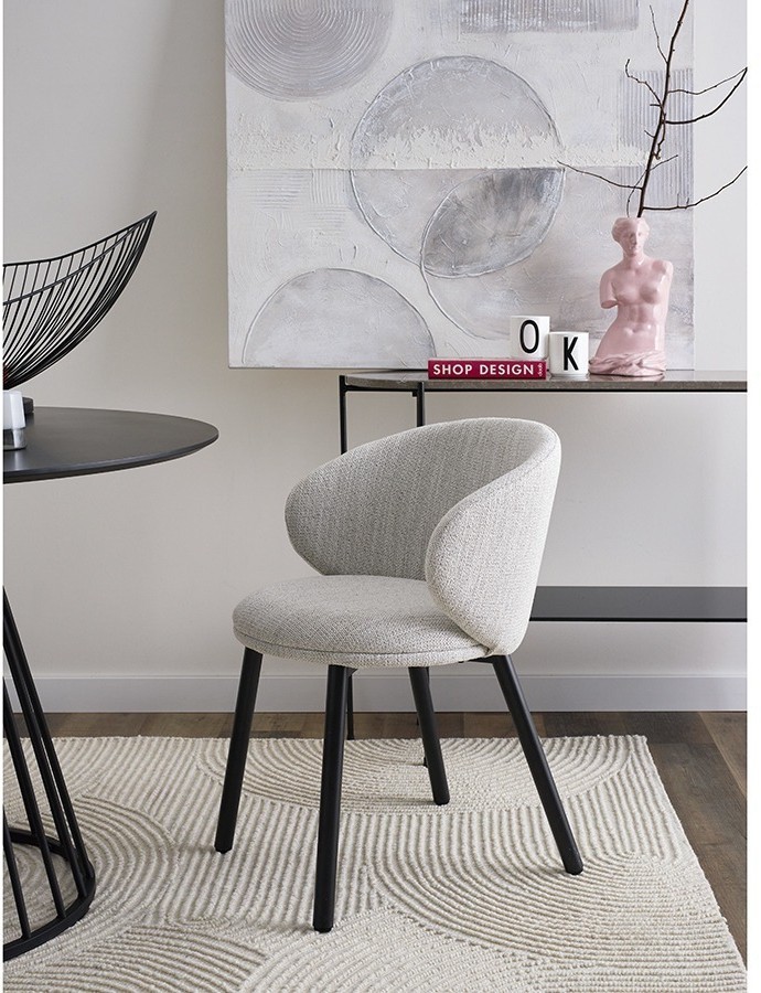 Стул comfy, рогожка, топленое молоко (77336)