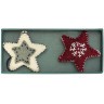 Набор елочных украшений из фетра christmas stars из коллекции new year essential, 3 шт. (76752)