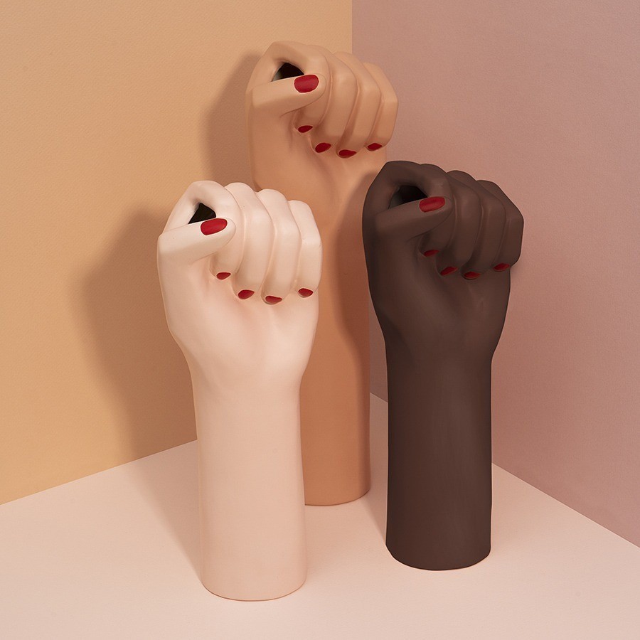 Ваза для цветов girl power, brown, 32 см (75942)