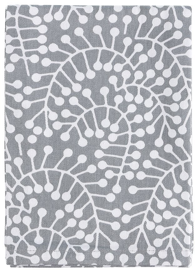 Набор из двух салфеток сервировочных серого цвета с принтом Спелая Смородина из коллекции scandinavian touch, 45х45 см (73532)