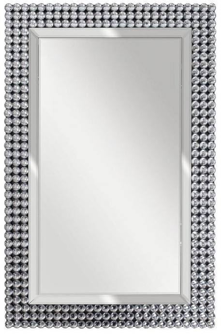 Зеркало прямоуг. в раме с кристаллами 65*100*2,3см (TT-00005281)