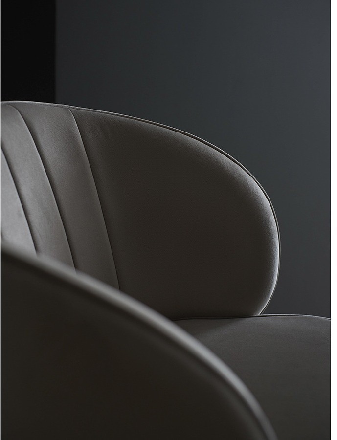 Стул coral, велюр, серо-бежевый (77191)