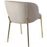 Стул coral, велюр, серо-бежевый (77191)