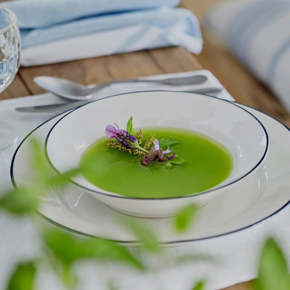 Тарелка ATA301-01018E(00721A), керамика, White, red, Costa Nova