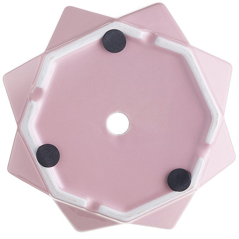 Горшок цветочный rhombus, 12,5 см, розовый (74309)