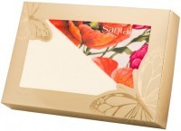 Кпб 1,5 спальный &quot;маки&quot; пододеяльник150х215 -1шт.прост( св.желтый)180х220 -1шт.нав 50х70-2шт SANTALINO (984-022)