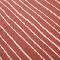 Скатерть из хлопка терракотового цвета с принтом Полоски из коллекции prairie, 170х250 см (69836)