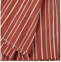 Скатерть из хлопка терракотового цвета с принтом Полоски из коллекции prairie, 170х250 см (69836)