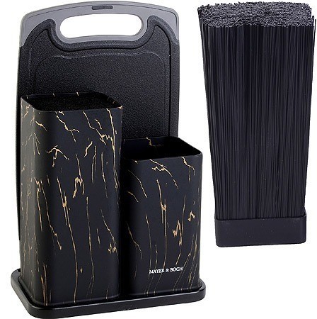 Набор подставка для ножей + разделочная доска MAYER BOCH (31302)