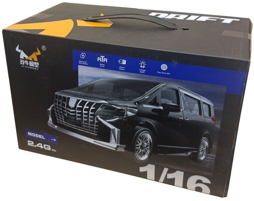 Радиоуправляемая машина для дрифта Alphard 2WD 1:16 (гироскоп, LED подсветка) (MN-68-WHITE)