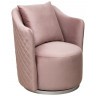 Кресло Verona/VD вращающееся, велюр розовый Colt007-ROS/хром 70*77*80см (TT-00014713)