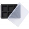 Форма для льда с крышкой ice cubes (77273)