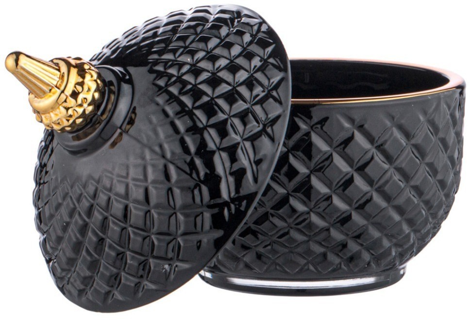 Емкость для хранения lefard "charm black", 9,5*12см (781-319)