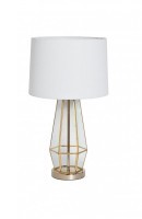 Лампа настольная плафон белый d35*72см (TT-00001531)