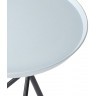Столик приставной sustainable collection, D38 см, серо-голубой/черный (76073)