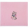 Полотенце "барсик" 40*70 см. махра, розовый, вышивка, 100% хлопок 400гр\м SANTALINO (850-330-52)